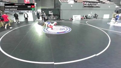Cons. Round 2 - Connor Miller, Chico High School Wrestling vs Evan Hatfield