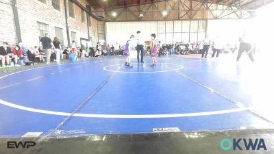 55-61 lbs Semifinal - Jace Towers, IRONMEN Wrestling Club vs Lexton Manning, Bristow Elementary Wrestling Club