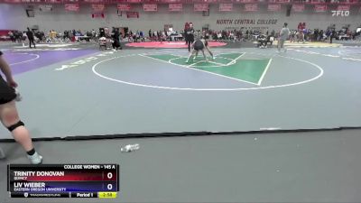 145 A Champ. Round 1 - Trinity Donovan, Quincy vs Liv Wieber, Eastern Oregon University