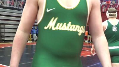 285 lbs Quarterfinal - Kaden Stitt, Iowa City, West vs Spencer Connolly, Dubuque Hempstead