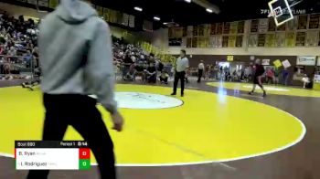 106 lbs Cons. Semi - Issac Rodriguez, Tahquitz vs Brandon Ryan, Murrieta Valley