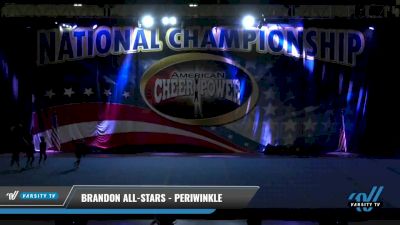 Brandon All-Stars - Periwinkle [2021 L1 Tiny - Novice - Exhibition Day 1] 2021 ACP: Tournament of Champions