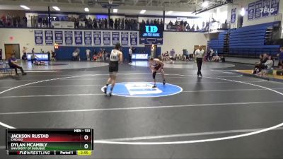 133 lbs Quarterfinal - Dylan McAmbly, University Of Dubuque vs Jackson Rustad, Chicago