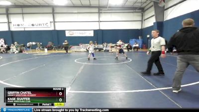 60-69 lbs Round 2 - Griffin Chatel, Legacy Wrestling Academy vs Kage Shaffer, Hawk Wrestling Club