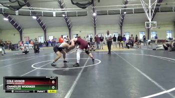 184 lbs 1st Place Match - Chandler Woenker, Campbellsville vs Cole Hivnor, Gannon University