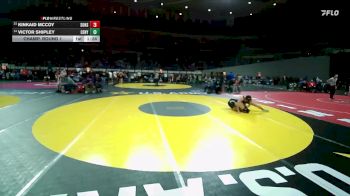 6A Boys 157 lbs Champ. Round 1 - Victor Shipley, Century Boys vs Kinkaid McCoy, Sunset Boys