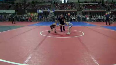 66 lbs Quarterfinal - Brody Hedges, CJI Hawks vs Tucker Brumwell, Heights Wrestling Club