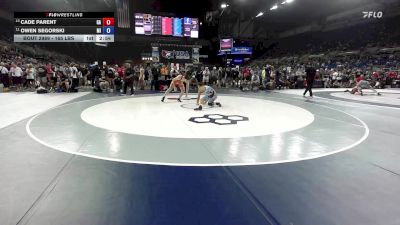 165 lbs Cons. Rd Of 32 - Cade Parent, GA vs Owen Segorski, MI
