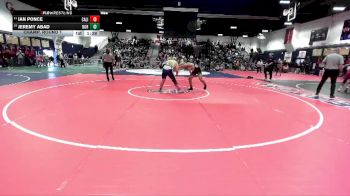 215 lbs Champ. Round 1 - Jeremy Abad, Northview vs Ian Ponce, California (Whittier)