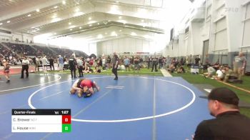 120 lbs Quarterfinal - Chase Brewer, No Team vs Logan Hause, Horizon Huskies AZ