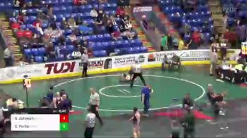 147 lbs Quarterfinal - Gabriel Johnson, Northern York vs Cooper Porter, Meyersdale