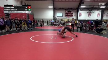 165 lbs Cons. Round 3 - Connor Duncan, Clear Creek-Amana vs AJ Christner, Eddyville-Blakesburg-Fremont