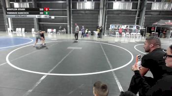 88 lbs 5th Place - Braylon Stark, Thorobred WC vs Theseus Hancock, Chickens Wrestling Club