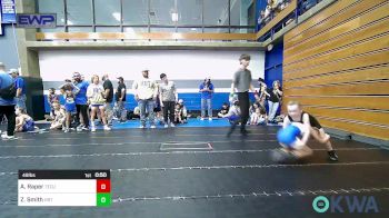 49 lbs Rr Rnd 2 - Annie Raper, Tecumseh Youth Wrestling vs Zola Smith, HBT Grapplers