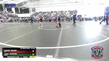 52-55 lbs Quarterfinal - Nara Jackson, Maize vs Charly Beard, WTC