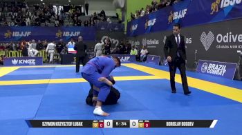 Borislav Bogoev vs Szymon Krzysztof Lubak 2025 European Jiu-Jitsu IBJJF Championship