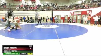 157 lbs Cons. Round 7 - Brody Wingate, East Central vs Boomer Hester, Charlestown