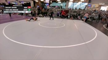 86 lbs Champ. Round 2 - Rylan Oberbeck, West Texas Grapplers Wrestling Club vs Hunter Daniel, All American Wrestling Club
