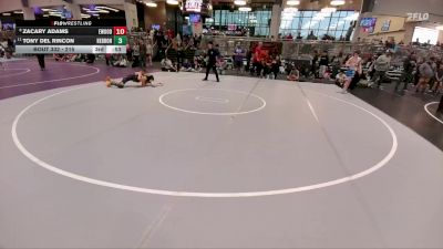 86 lbs Champ. Round 2 - Rylan Oberbeck, West Texas Grapplers Wrestling Club vs Hunter Daniel, All American Wrestling Club