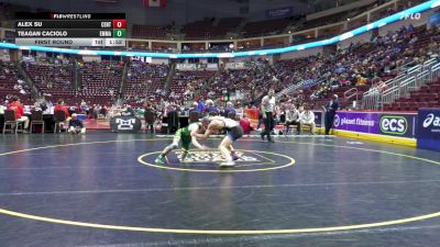 121 lbs First Round - Alex Su, Central Bucks South vs Teagan Caciolo, Emmaus