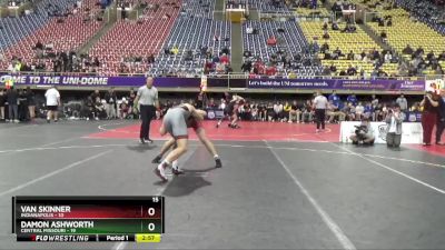 184 lbs Semis (4 Team) - Damon Ashworth, Central Missouri vs Van Skinner, Indianapolis