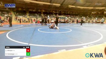 80 lbs Semifinal - Zaiden Wilson, Pin-King All Stars vs Rhett Rutledge, Glenpool Warriors