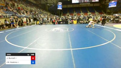 94 lbs Cons 32 #2 - Justin Bunnell, CT vs Malik Hoskins, AZ