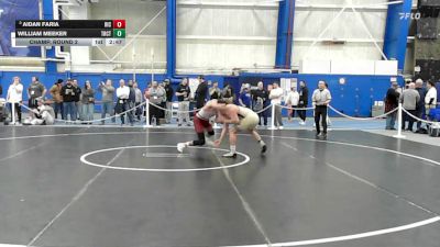 174 lbs Champ. Round 2 - Aidan Faria, Rhode Island College vs William Meeker, Trinity (ct)