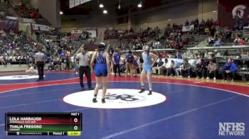 6A 145 lbs Semifinal - Lola Harbaugh, Springdale Har-Ber vs Thalia Fregoso, Conway