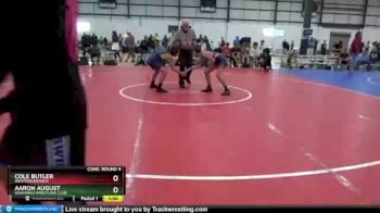 106 lbs Cons. Round 4 - Cole Butler, Western Branch vs Aaron August, Seahawks Wrestling Club