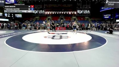 126 lbs Champ. Rd Of 64 - Kade Mustin, NY vs Michael Baxter, WA