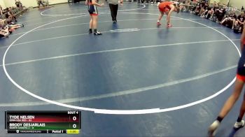 160 lbs Round 2 (6 Team) - Tyde Nelsen, Iowa USA Red vs Brody Desjarlais, North Dakota 2