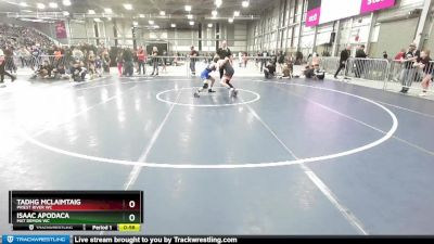 100 lbs Cons. Round 4 - Tadhg McLaimtaig, Priest River WC vs Isaac Apodaca, Mat Demon WC