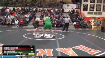 285 lbs Cons. Round 4 - RJ Schneider, New Lenox (PROVIDENCE CATHOLIC) vs Kaden Mccombs, Plainfield (NORTH)