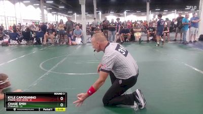 96 lbs Round 3 (6 Team) - Chase Smih, CTWHALES vs Kyle Capodanno, Xtreme Team White