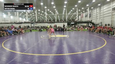 95 lbs McKenzie Mantei, Michigan Blue vs Brynn Engel, Wisconsin
