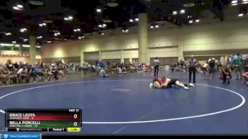 165 lbs Round 6 (10 Team) - Bella Porcelli, Iowa Pin-A-Sarus vs Grace Leota, Suncoast Gems