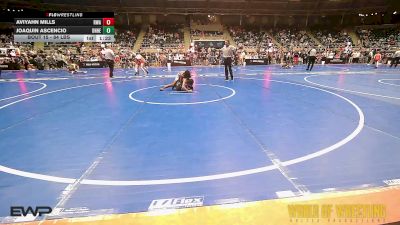 84 lbs Round Of 64 - Aviyahn Mills, Roundtree Wrestling Academy vs Joaquin Ascencio, Team Donahoe