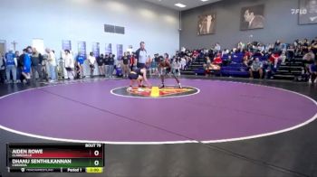 113 lbs Champ. Round 2 - Dhanu Senthilkannan, Cordova vs Aiden Rowe, Clarksville