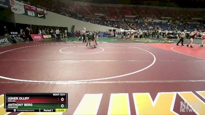 5A-175 lbs Cons. Round 1 - Anthony Berg, Parkrose vs Asher Olliff, Dallas
