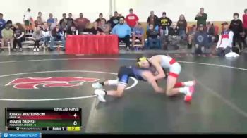 71 lbs Placement Matches (8 Team) - Chase Watkinson, Iowa vs Owen Parish, Minnesota Storm