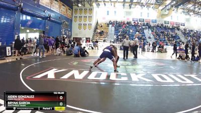 132 Blue Round 4 - Aiden Gonzalez, Miami Palmetto vs Bryan Garcia, Southwest Miami