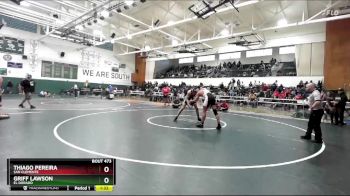 190 lbs Quarterfinal - Thiago Pereira, San Clemente vs Griff Lawson, El Dorado