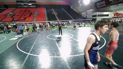 126 lbs Quarters - Benjamin Powning, Nevada vs Chris Torres, Utah