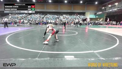 80 lbs Consi Of 16 #2 - Domanik Cosce, McKinleyville Panthers vs REESE ZUPPAN, Corning Sharks