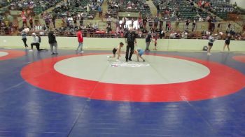 52 lbs Semifinal - Jonah Ard, Bison Takedown Wrestling Club vs John Luke Fortson, Georgia