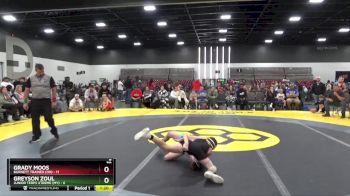 70 lbs Quarterfinals (8 Team) - Greyson Zoul, Junior Terps Xtreme (MY) vs Grady Moos, Burnett Trained (OH)