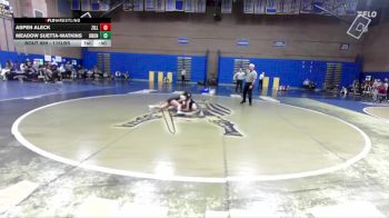115lbs Cons. Round 4 - Meadow Suetta-Watkins, Union (Girls) vs Aspen Aleck, Zillah (Girls)