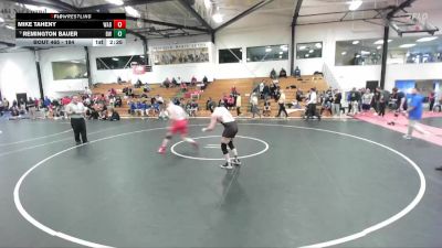 184 lbs Semifinal - Remington Bauer, Baldwin Wallace vs Mike Taheny, Wabash