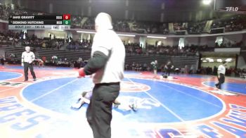 190-2A Semifinal - Demond Hutchins, Miller Grove vs Jake Gravitt, Rockmart